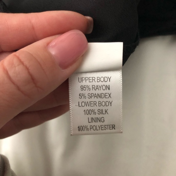 Saks Fifth Ave Floral Halter Silk Dress size 4 - Picture 4 of 5